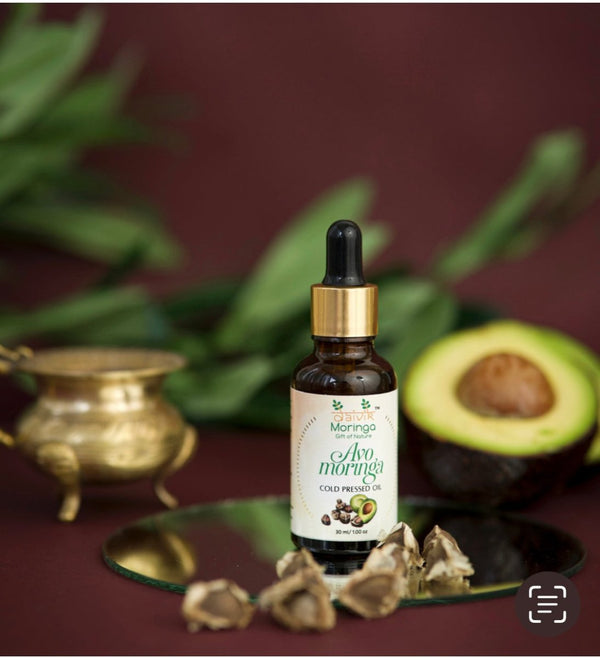 AvoMoringa Oil - 30 ml | Verified Sustainable Face Oil on Brown Living™