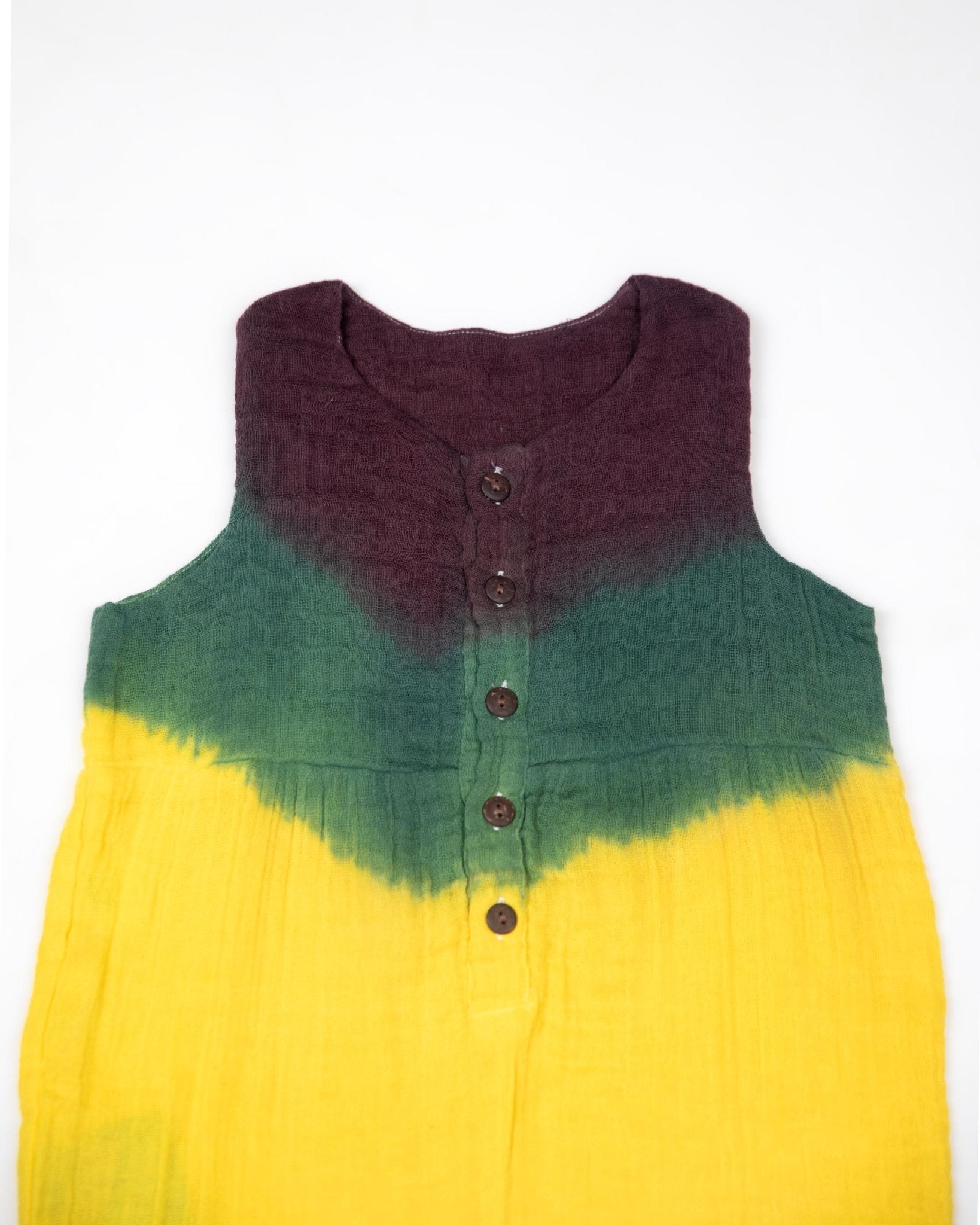 Ayurvastra Onesie for Babies – Gentle Care for Eczema - Prone Skin – Kids Daywear Sets on Brown Living™. SKU: GYO01. Img 2.