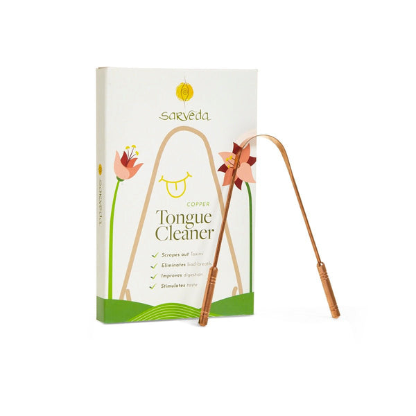 Ayurvedic Copper Tongue Cleaner - Pack of 1 | Verified Sustainable Tongue Cleaner on Brown Living™