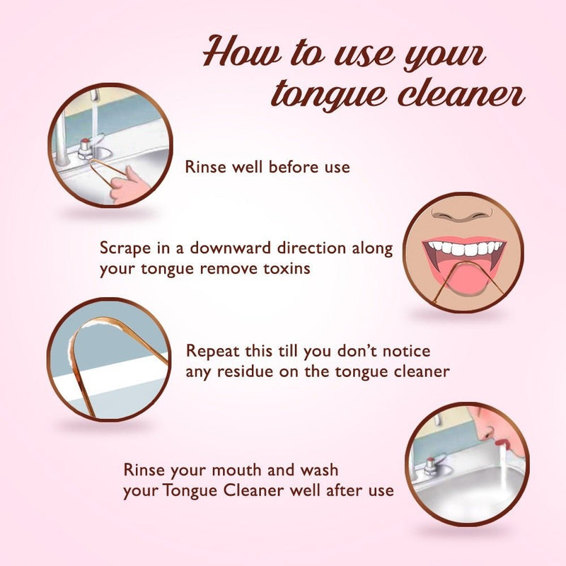 Ayurvedic Copper Tongue Cleaner - Pack of 2 | Verified Sustainable Tongue Cleaner on Brown Living™