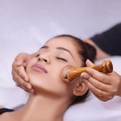 Ayurvedic Dual Kansa Wand Massager | Face & Body Tool – Massager on Brown Living™. SKU: KansaWandDUAL. Img 5.