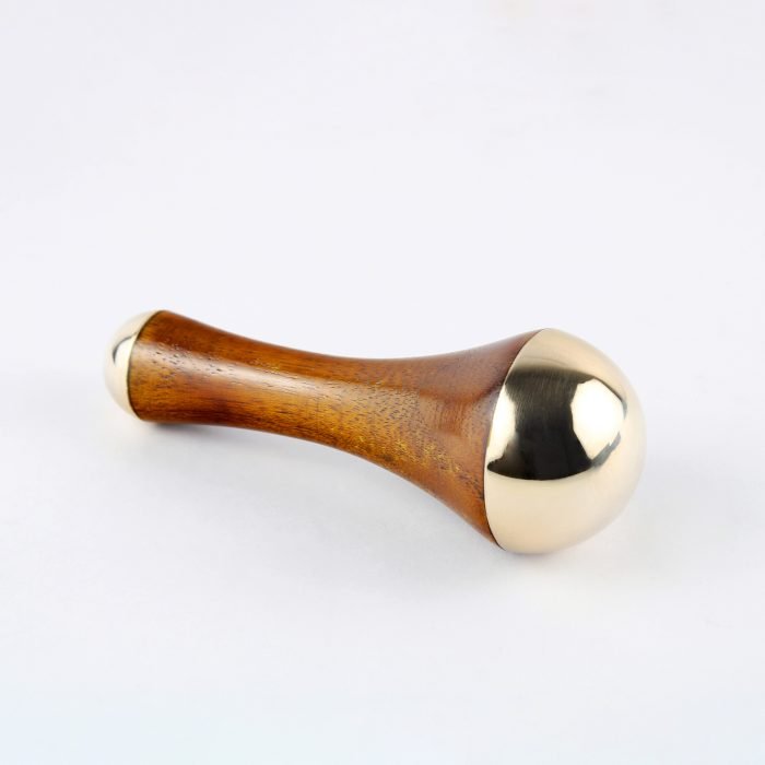 Ayurvedic Dual Kansa Wand Massager | Face & Body Tool – Massager on Brown Living™. SKU: KansaWandDUAL. Img 4.