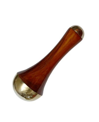 Ayurvedic Dual Kansa Wand Massager | Face & Body Tool – Massager on Brown Living™. SKU: KansaWandDUAL. Img 3.