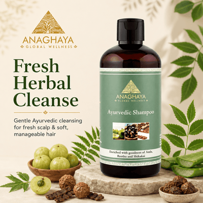 Ayurvedic Shampoo for Healthy Hair | Gentle Herbal Hair Cleanser – Hair Shampoo on Brown Living™. SKU: 09. Img 3.