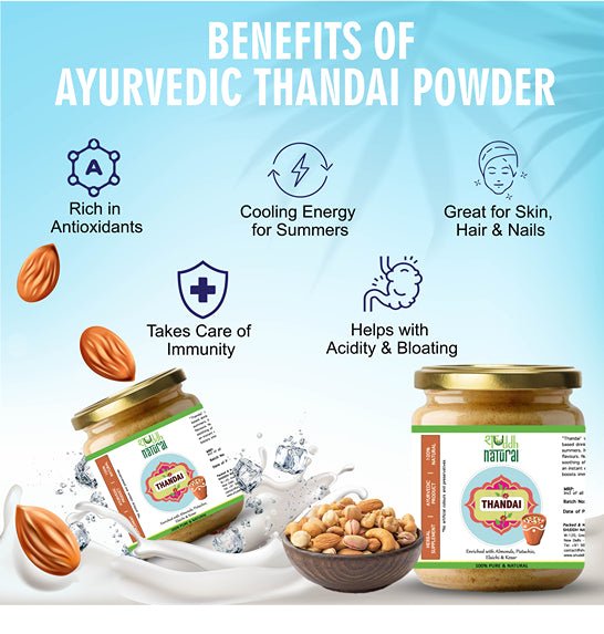 Ayurvedic Thandai Powder | Aids Digestion | 100 g | Verified Sustainable by Brown Living™