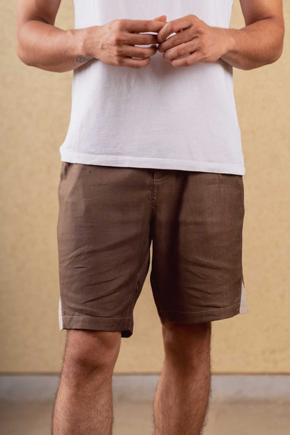 Azure Shorts - Brown - Hemp Tencel | Verified Sustainable by Brown Living™