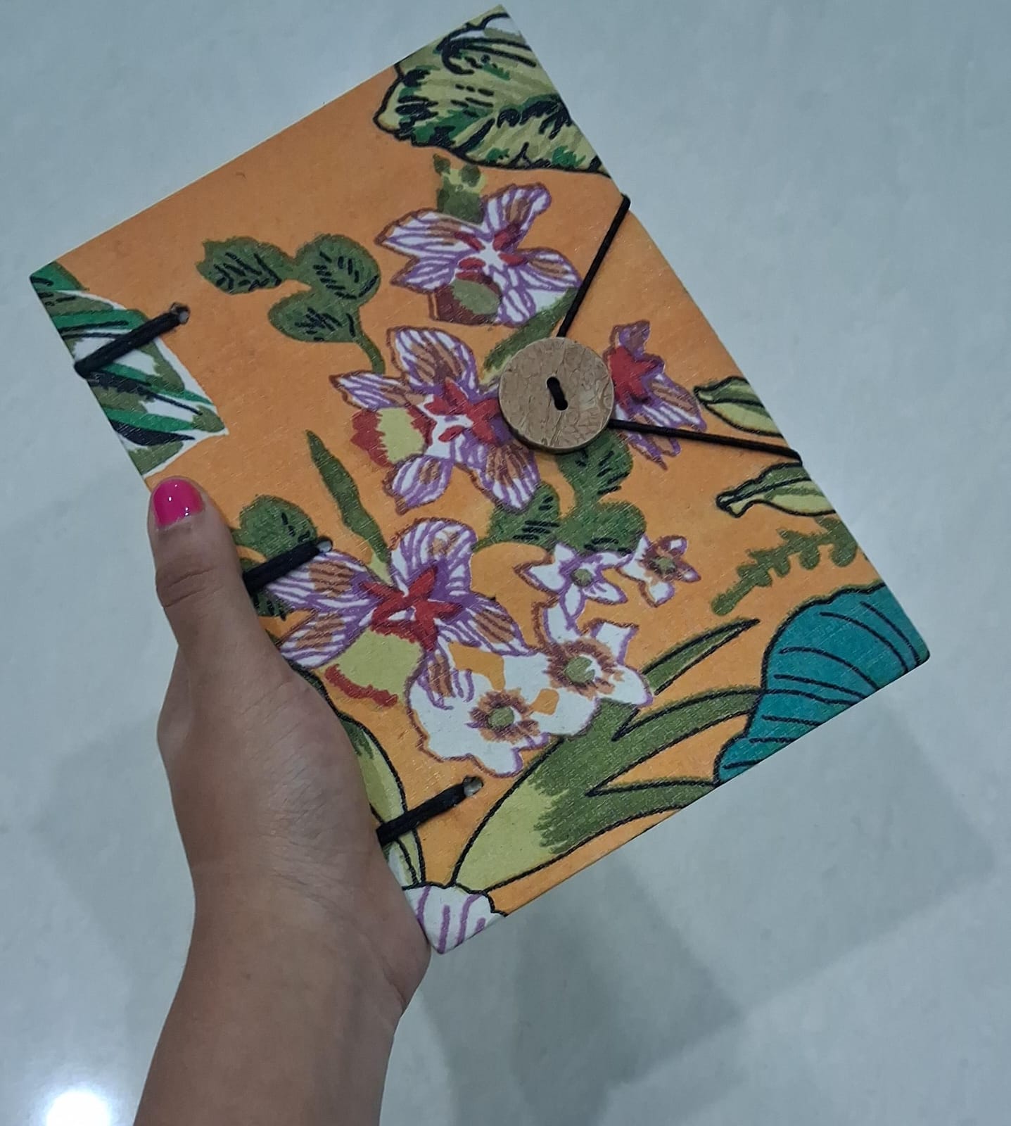 Baagh Fabric Handmade Diary – Notebooks & Notepads on Brown Living™. SKU: kj16. Img 3.