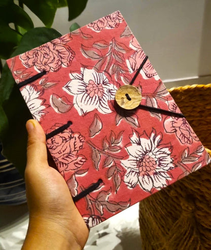 Baagh Fabric Handmade Diary – Notebooks & Notepads by Kauseyah available on Brown Living™. . SKU: kj16. Img 1.