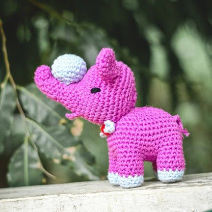 Baby Elephant Handcrafted Crochet Soft Toy | Verified Sustainable by Brown Living™