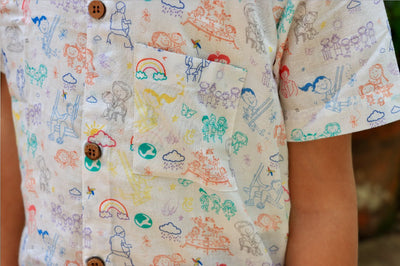 Bachpan Diaries Shirt for Boys – Kids Daywear Sets on Brown Living™. SKU: BDB23G1. Img 4.