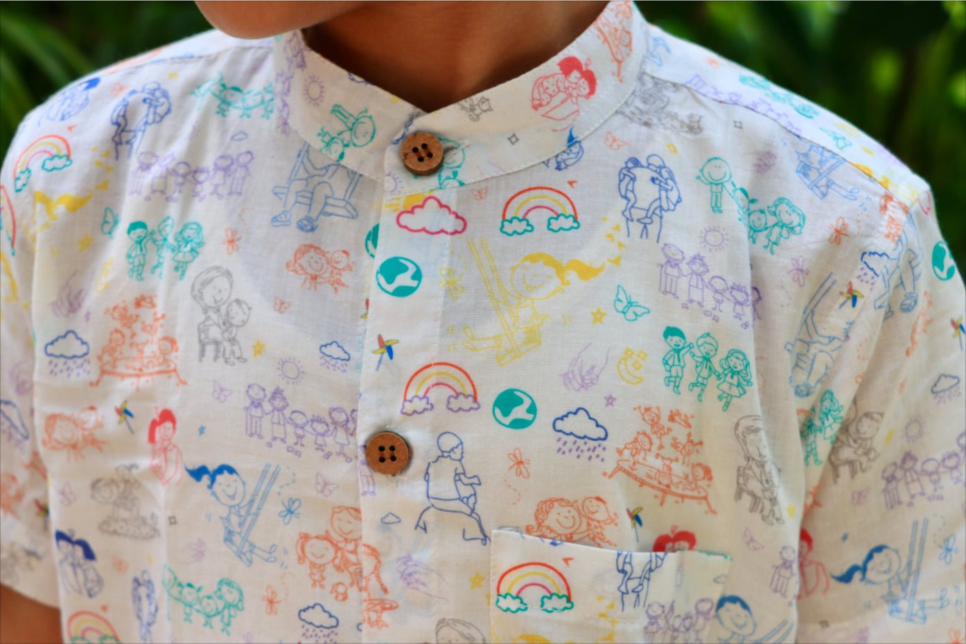 Bachpan Diaries Shirt for Boys – Kids Daywear Sets on Brown Living™. SKU: BDB23G1. Img 3.