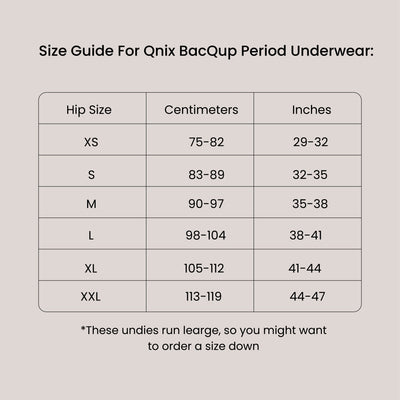 BacQup Reusable Period Underwear | Moderate Flow | Regular Discharges – Womens Underwear on Brown Living™. SKU: 1002-S. Img 8.
