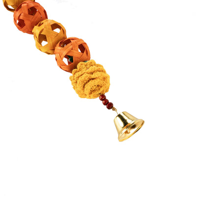 Bagh Handcrafted Bamboo Door Hanging – Set of 2 for Festive Decor – Home Decor on Brown Living™. SKU: BTDE - 684. Img 3.