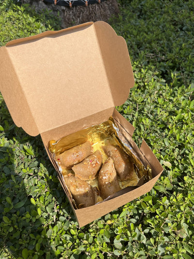 Baked Millet Gujia 5 Pcs | Vegan Gluten Free Sweet Snack – Healthy Snacks on Brown Living™. SKU: BMG. Img 4.