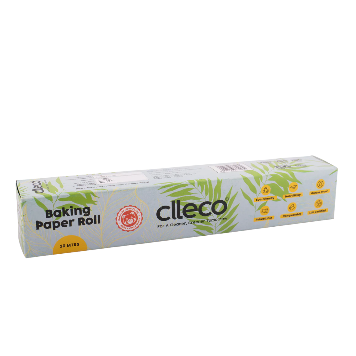 Baking and Cooking Paper Roll – Non - Stick Parchment for Kitchen Use – Bakeware by Clleco available on Brown Living™. Pack Of 1 . SKU: BR11124. Img 1.