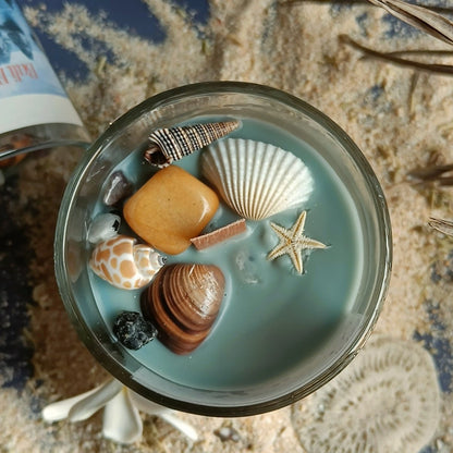 Bali Breeze Candle Jar – Candles & Fragrances on Brown Living™. SKU: BBJ. Img 2.