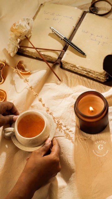 Balsam And Bloom Soy Wax Essential Oil Scented Candle – Candles & Fragrances on Brown Living™. SKU: CNDBB001. Img 2.