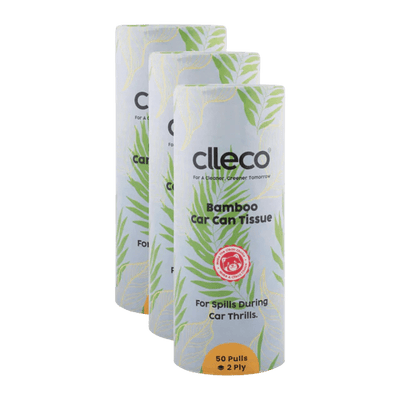 Bamboo 2 Ply Car Tissue – Eco - Friendly & Soft Travel Tissue Paper – Tissue Roll on Brown Living™. SKU: CT21124. Img 3.