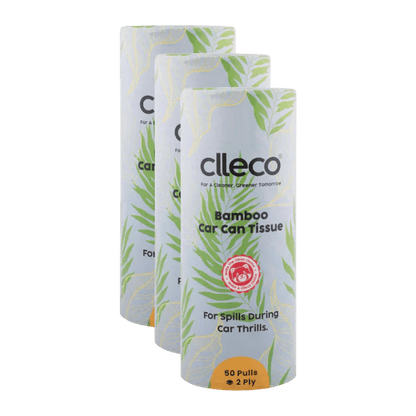 Bamboo 2 Ply Car Tissue – Eco - Friendly & Soft Travel Tissue Paper – Tissue Roll on Brown Living™. SKU: CT21124. Img 3.