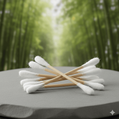 Bamboo Cotton Ear Swabs – Ear Buds on Brown Living™. SKU: 108-02272-OEP009_24BL6319a. Img 4.