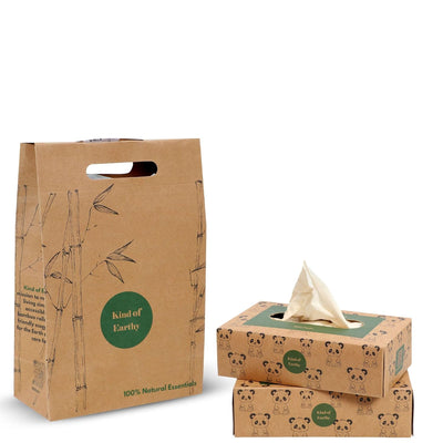 Bamboo Eco Tissue Set, 2 Toilet Rolls | Sustainable Gift Pack – Gift Hampers on Brown Living™. SKU: KOE017-GP6. Img 9.