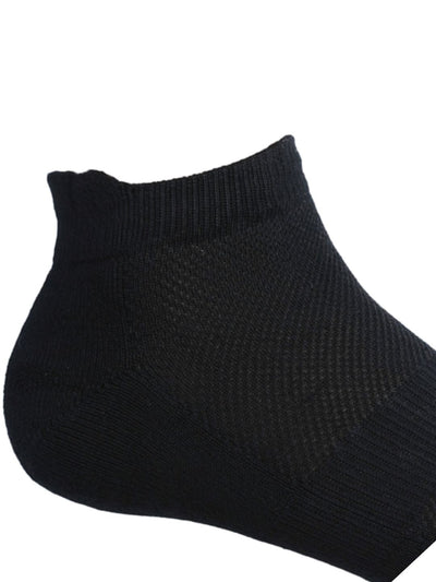 Bamboo Fabric Ankle Length Socks – Mens Socks on Brown Living™. SKU: ANKLE-SOCKS-BLK-2PC. Img 6.