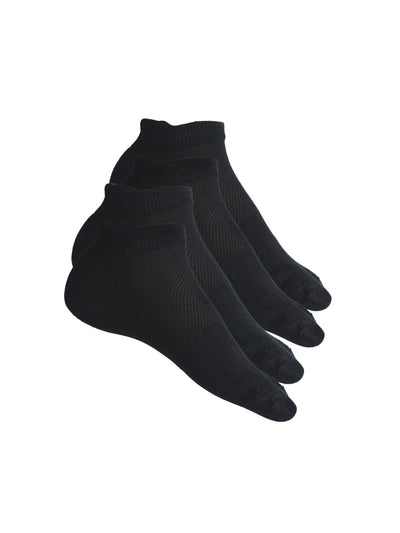 Bamboo Fabric Ankle Length Socks – Mens Socks on Brown Living™. SKU: ANKLE-SOCKS-BLK-2PC. Img 5.