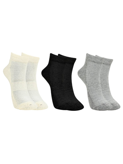 Bamboo Fabric Ankle Length Socks – Mens Socks on Brown Living™. SKU: ANKLE-SOCKS-WHIT-GRY-BLK. Img 15.