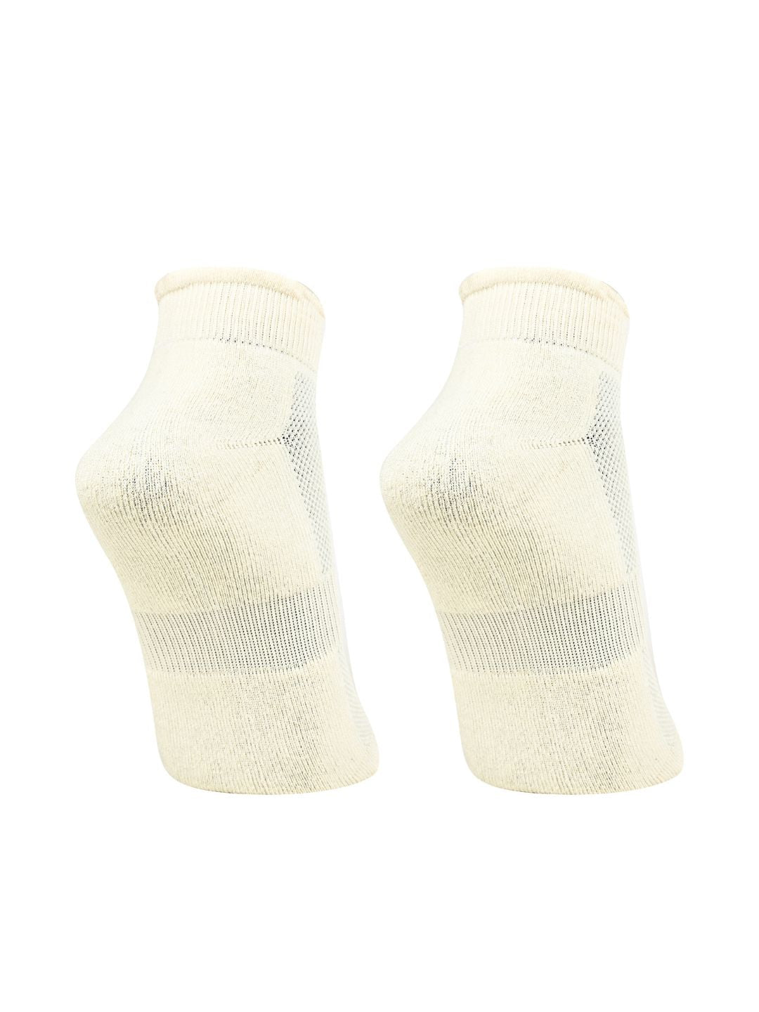 Bamboo Fabric Ankle Length Socks – Mens Socks on Brown Living™. SKU: ANKLE-SOCKS-WHITE-2PC. Img 2.