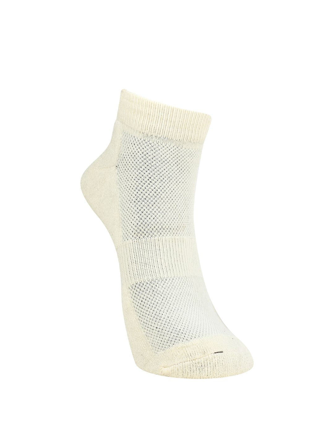 Bamboo Fabric Ankle Length Socks – Mens Socks on Brown Living™. SKU: ANKLE-SOCKS-WHITE-2PC. Img 3.