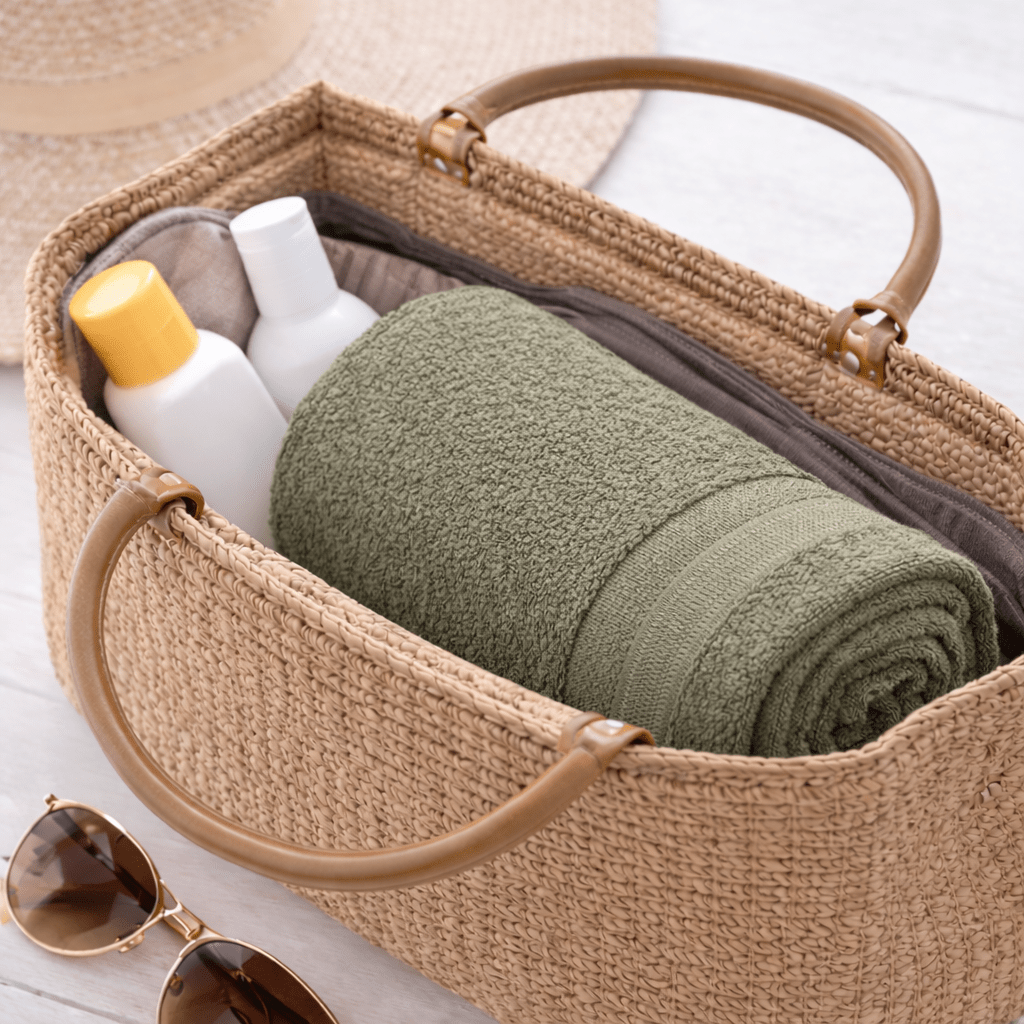 Bamboo Fabric Bath Towel – Gentle on Skin, Naturally Fresh – Bath Linens on Brown Living™. SKU: BATH-TOWEL-CREAM. Img 4.