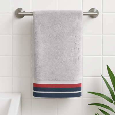 Bamboo Fabric Bath Towel – Gentle on Skin, Naturally Fresh – Bath Linens on Brown Living™. SKU: BATH-TOWEL-GRAY. Img 6.
