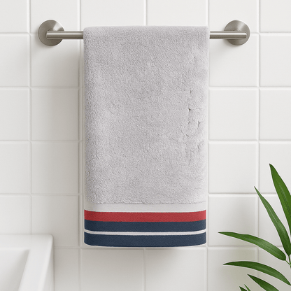 Bamboo Fabric Bath Towel – Gentle on Skin, Naturally Fresh – Bath Linens on Brown Living™. SKU: BATH-TOWEL-GRAY. Img 6.