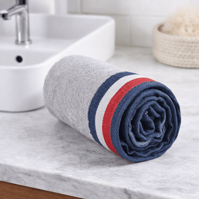 Bamboo Fabric Bath Towel – Gentle on Skin, Naturally Fresh – Bath Linens on Brown Living™. SKU: BATH-TOWEL-NAVY. Img 17.