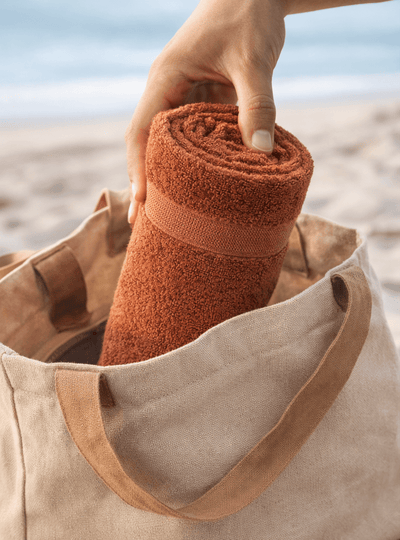 Bamboo Fabric Bath Towel – Gentle on Skin, Naturally Fresh – Bath Linens on Brown Living™. SKU: BATH-TOWEL-OLIVE. Img 8.