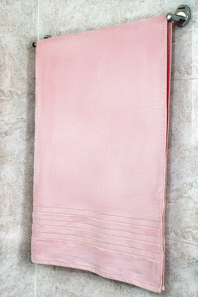 Bamboo Fabric Bath Towel – Gentle on Skin, Naturally Fresh – Bath Linens on Brown Living™. SKU: BATH-TOWEL-PINK. Img 15.
