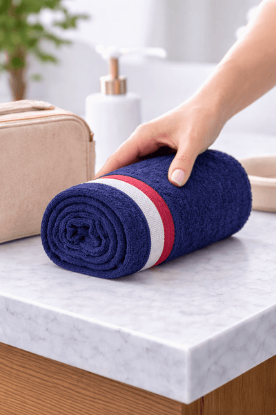 Bamboo Fabric Bath Towel – Gentle on Skin, Naturally Fresh – Bath Linens on Brown Living™. SKU: BATH-TOWEL-RUST-RED. Img 13.