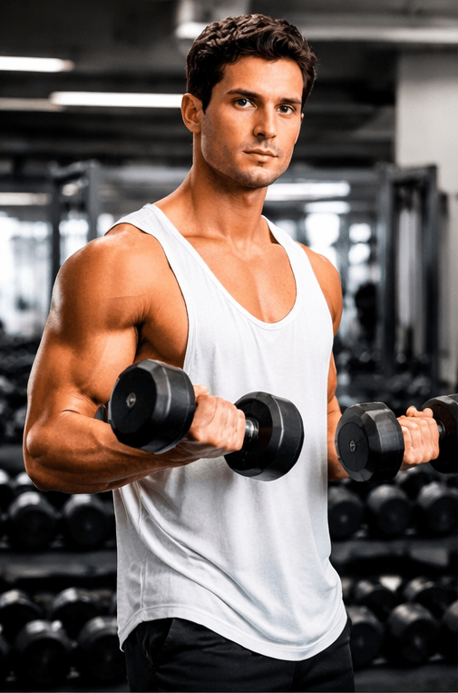 Bamboo Fabric Gen Z Gym Vest For Men Breathable Workout Tank – Mens Vest Coat on Brown Living™. SKU: M-LOSS-GYM-VEST-BLK-M. Img 11.