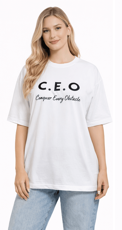 Bamboo Fabric Gen Z Oversized Printed T-Shirt – Soft Streetwear – Womens T-Shirt on Brown Living™. SKU: W-CEO-OVERSIZ-WHIT-M. Img 19.