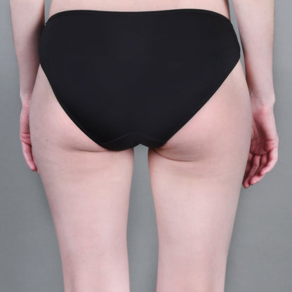 Bamboo Fabric Low Waist Panty Set of 2 – Womens Underwear on Brown Living™. SKU: BIKINI-PCH-BLK-S. Img 17.