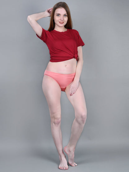 Bamboo Fabric Low Waist Panty Set of 2 – Womens Underwear on Brown Living™. SKU: BIKINI-PCH-BLK-S. Img 19.