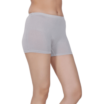 Bamboo Fabric Mid Rise Shorts | Pack of 2 – Womens Shorts on Brown Living™. SKU: BOYS-SHORTY-GRAY-BLK-S. Img 4.