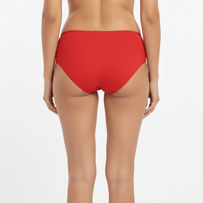 Bamboo fabric Women's Underwear Midi waist Panties | Pack Of 2 – Womens Underwear on Brown Living™. SKU: MIDI-PECH-WHITE-XXL. Img 15.