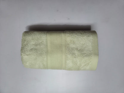Bamboo Fiber Hand Towel - 40 X 60 cm – Bath Linens on Brown Living™. SKU: CREAM. Img 1.