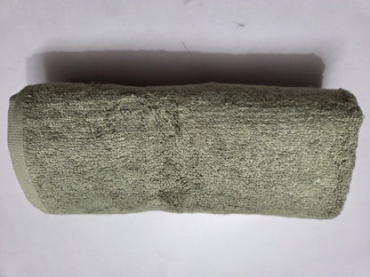 Bamboo Fiber Hand Towel - 40 X 60 cm – Bath Linens on Brown Living™. SKU: GREEN. Img 4.