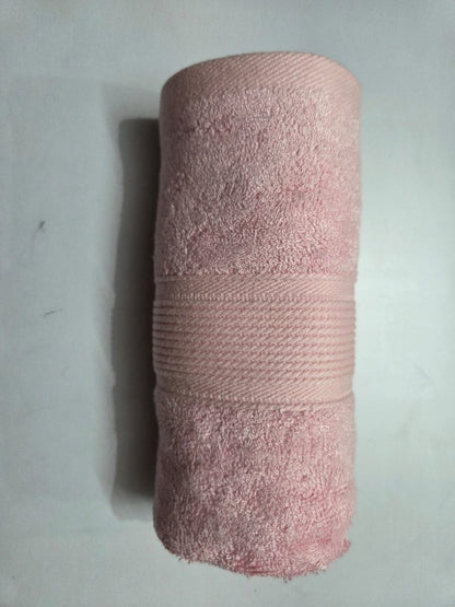 Bamboo Fiber Hand Towel - 40 X 60 cm – Bath Linens on Brown Living™. SKU: PINK. Img 3.