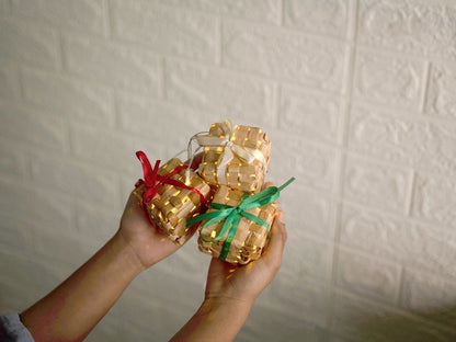 Bamboo Gift Box Fairy Lights |Handcrafted Eco - Friendly Decor | 3 Meter – Home Decor on Brown Living™. SKU: FL-763. Img 8.