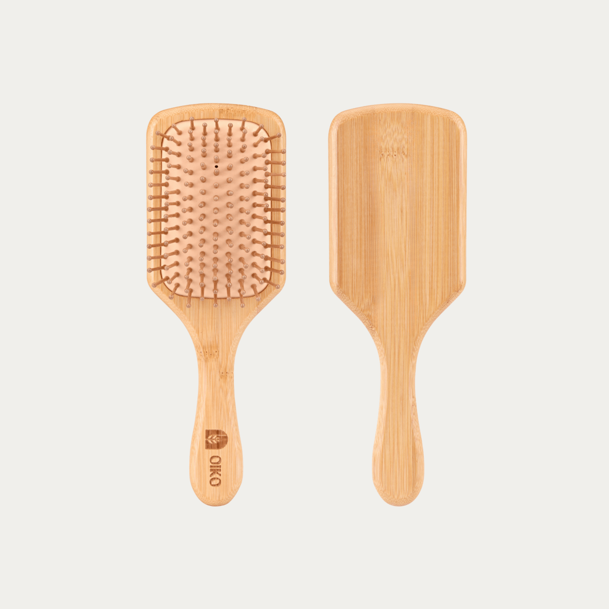 Bamboo Hair Brush with Bamboo Bristles – Hair Brush by OIKO available on Brown Living™. . SKU: BA/HA/P1. Img 2.