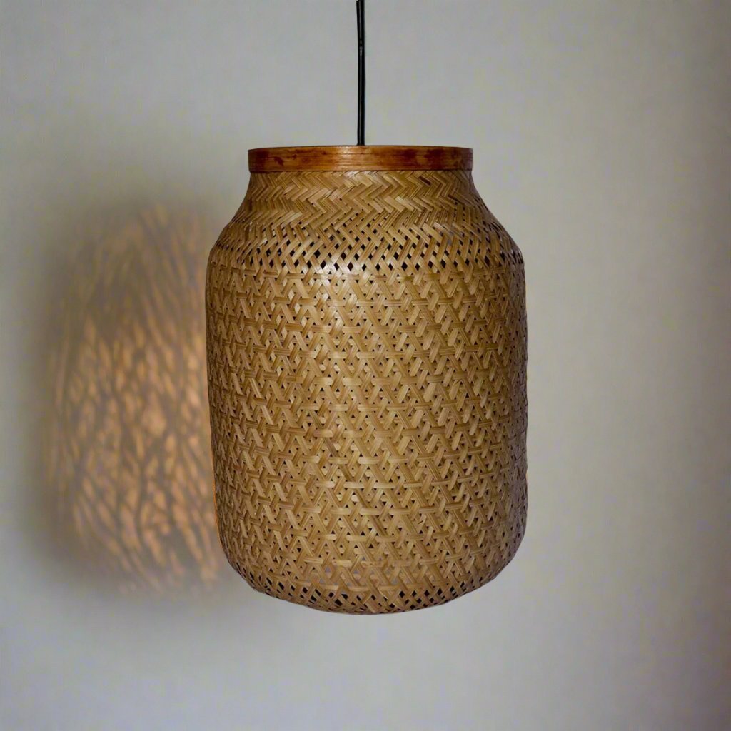 Bamboo Handmade Pendant Lamp | Verified Sustainable by Brown Living™