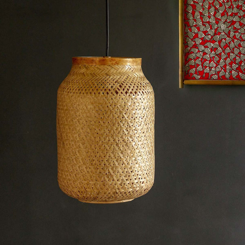 Bamboo Handmade Pendant Lamp | Verified Sustainable by Brown Living™